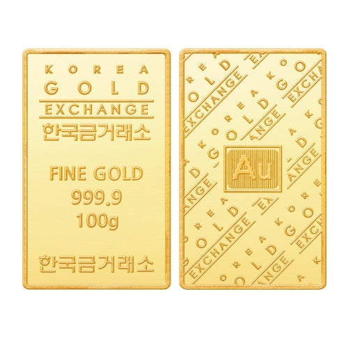 한국금거래소 100g 골드바